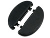 Wyatt Gatling #055370 *QTY 6'S - Black Driver Half Moon Footboard Set