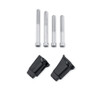 V-Twin #50501118 - Passenger Footboard Adapter Set Black