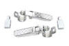 V-Twin - Steel Dimpled Footpeg Kit