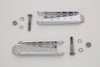 V-Twin - Chrome Combat Footpeg Set