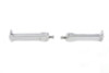 Wyatt Gatling - Chrome Railroad Style Footpeg Set