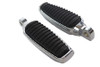 Wyatt Gatling #3660 - Chrome Footpeg Set with Rubber Inlay