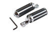 V-Twin - Chrome Railer Style Footpeg Set