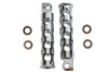 V-Twin - Chrome Hole Shot Style Footpeg Set