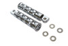V-Twin - Chrome Hole Shot Style Footpeg Set