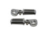 V-Twin - Chrome Railer Style Footpeg Set
