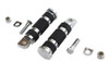 V-Twin - Chrome Magna Ring Style Passenger Footpeg Set