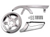 V-Twin - Chrome Belt Guard and Pulley Cover Kit