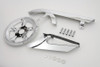 V-Twin - Chrome Belt Guard and Pulley Cover Kit