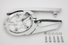 V-Twin - Chrome Belt Guard and Pulley Cover Kit