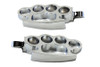 Wyatt Gatling #77099 - Chrome Knuckle Footpeg Set