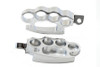 Wyatt Gatling #77099 - Chrome Knuckle Footpeg Set