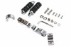 V-Twin - Chrome Engine Bar Footpeg Mount Kit with Footpegs