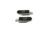 Wyatt Gatling #77596 - Chrome Footpeg Set with Rubber Inlay