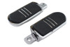 Wyatt Gatling #77596 - Chrome Footpeg Set with Rubber Inlay