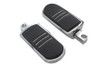 Wyatt Gatling #77596 - Chrome Footpeg Set with Rubber Inlay