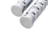 Wyatt Gatling #8042 - Chrome Contour Grooved Footpeg Set