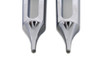 Wyatt Gatling #4793 - Chrome Dagger Slot Footpeg Set