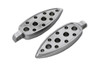 Wyatt Gatling #1474 - Chrome Teardrop Footpeg Set