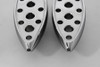 Wyatt Gatling #1474 - Chrome Teardrop Footpeg Set