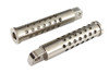 Wyatt Gatling #76962 - Billet Shooter Style Footpeg Set Nickel Plated