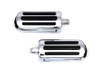 V-Twin - Chrome Footpeg Set with Heel Rest