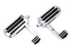 V-Twin - Chrome Footpeg Set with Heel Rest