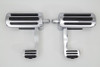V-Twin - Chrome Footpeg Set with Heel Rest