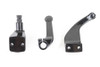 V-Twin - Black Driver Replica Footpeg Mount Set