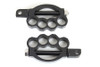 Wyatt Gatling #P17-6445B - Knuckle Footpeg Set Black