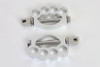 Wyatt Gatling #P17-6445C - Knuckle Footpeg Set Chrome