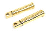 Wyatt Gatling #P17-6446BR - Ribbed Style Extended Footpeg Set