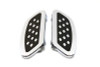 Wyatt Gatling - Driver Footboard Set Chrome with Diamond Design