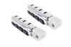 V-Twin #78464 - Passenger ISO Footpeg Set Chrome