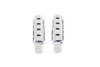 V-Twin #78464 - Passenger ISO Footpeg Set Chrome