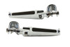 Wyatt Gatling #76680 - Chrome Chopper Style Footpeg Set