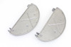 V-Twin - Half Moon Footboard Set Raw