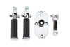 V-Twin - FX Mid-Footpeg Set Chrome