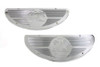 V-Twin - Half Moon Footboard Kit Chrome