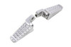 Wyatt Gatling #78236 - Polished Racer Style Footpeg Set