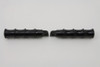 Wyatt Gatling #8047 - Black Tribal Style Footpeg Set
