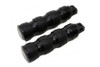 Wyatt Gatling #8412 - Black Three Band Style Footpeg Set