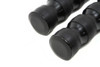 Wyatt Gatling #8412 - Black Three Band Style Footpeg Set