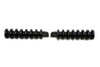 Wyatt Gatling #8412 - Black Grooved Footpeg Set
