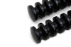Wyatt Gatling #8412 - Black Grooved Footpeg Set
