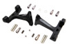 V-Twin #77397B - Black Passenger Footboard Mount Kit