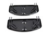 V-Twin - 'D' Driver Footboard Set Black