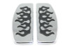 Wyatt Gatling #8424 - Driver Footboard Set with Flame Design