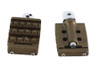 V-Twin #78941 - Bronx Passenger Footpeg Set Bronze