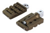 V-Twin #78941 - Bronx Passenger Footpeg Set Bronze